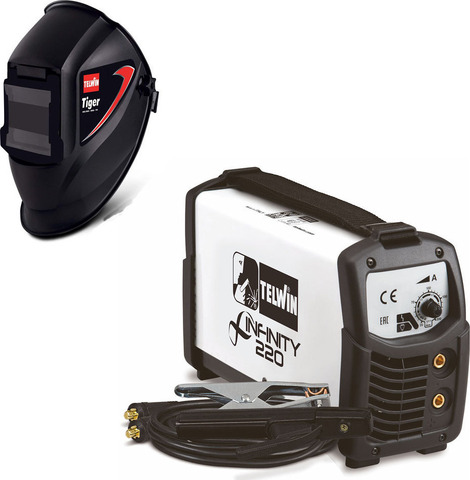 TELWIN INFINITY 220 HEAVY DUTY+ΔΩΡΟ ΜΑΣΚΑ ΚΕΦΑΛΗΣ